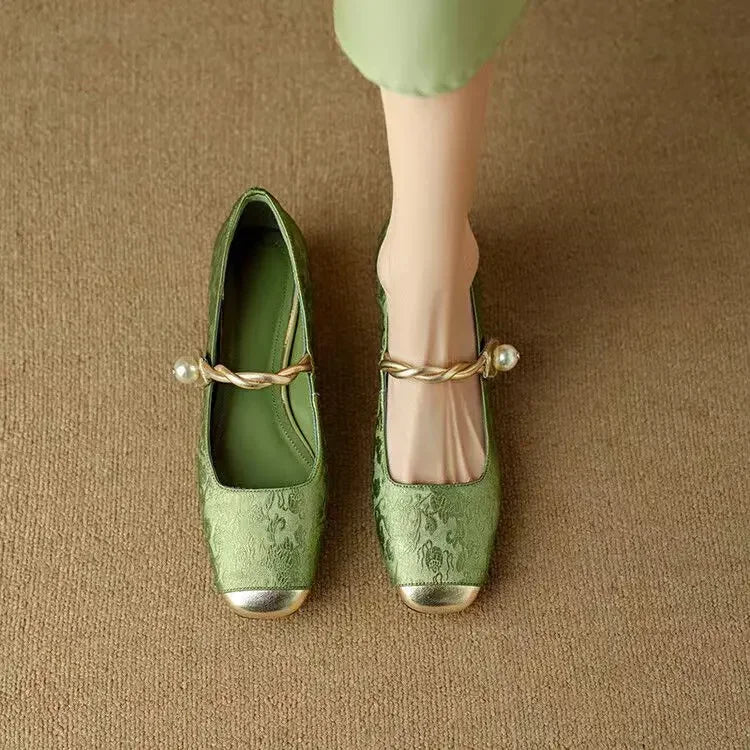 Celestia Braided Strap Mary Janes