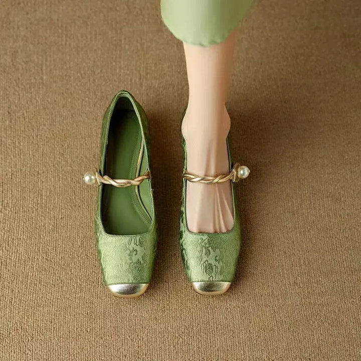 Celestia Braided Strap Mary Janes