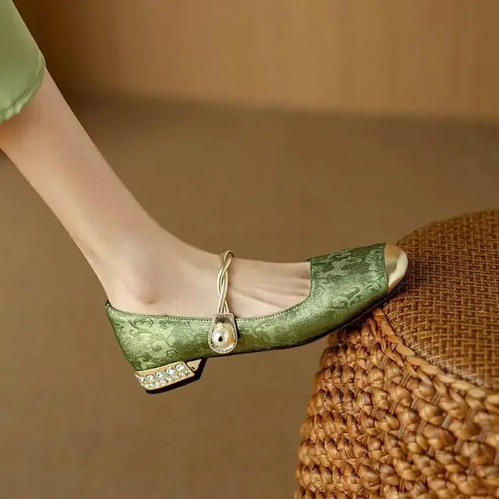 Celestia Braided Strap Mary Janes