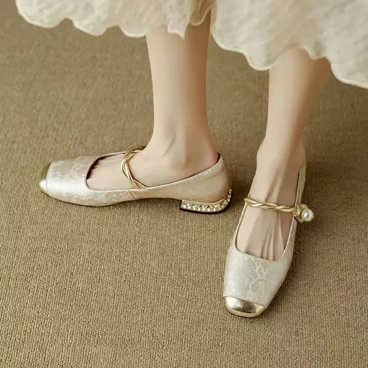 Celestia Braided Strap Mary Janes