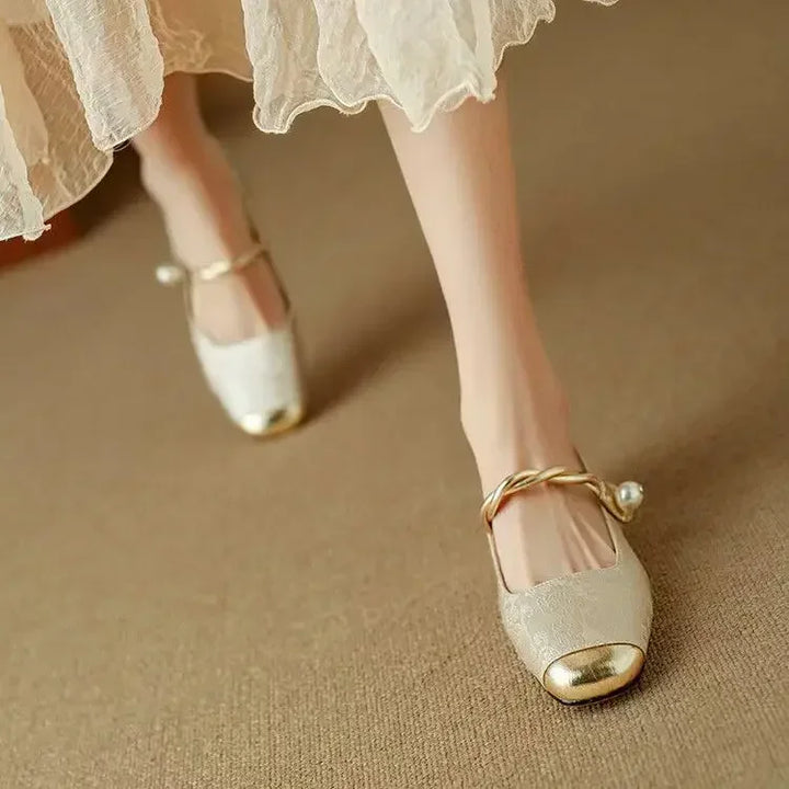 Celestia Braided Strap Mary Janes