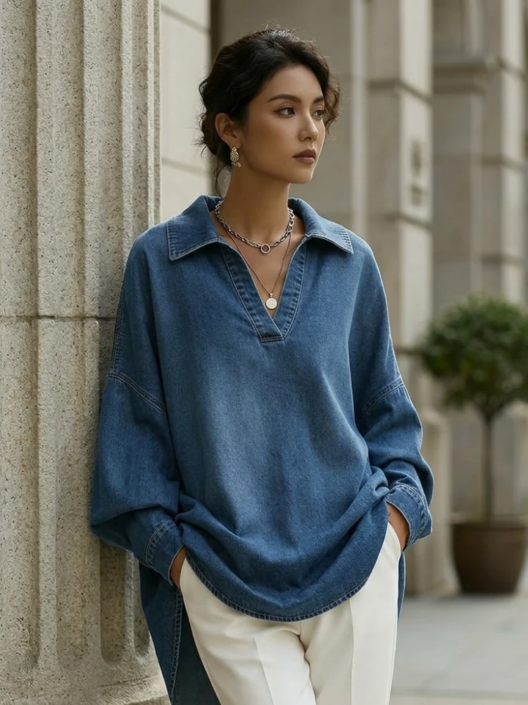 Nora Washed Denim Shirt