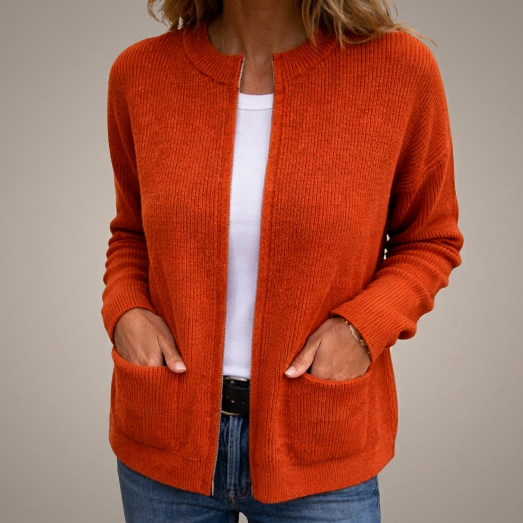 Briallen Crew Neck Cardigan