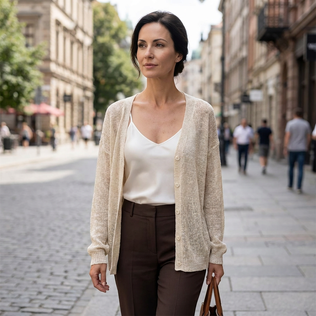 Raveena Open Knit Cardigan
