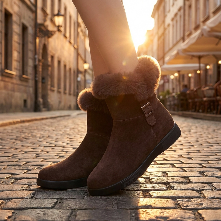 Avendra Fur Ankle Boots