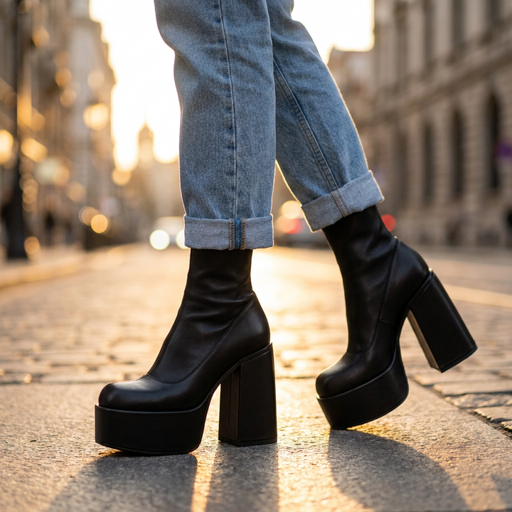 Danica Chunky Ankle Boots