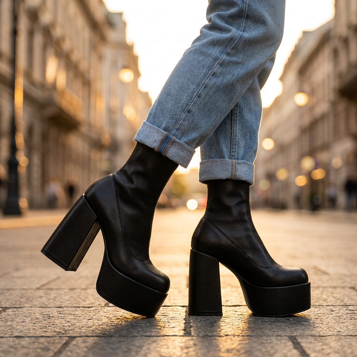 Danica Chunky Ankle Boots
