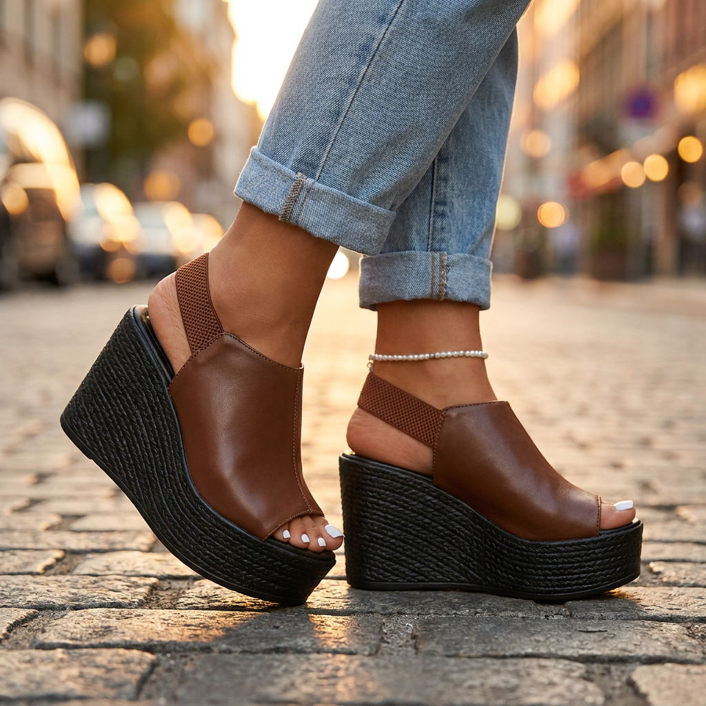 Aria Orthopedic Wedge Sandals