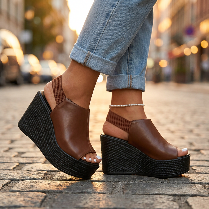 Aria Orthopedic Wedge Sandals