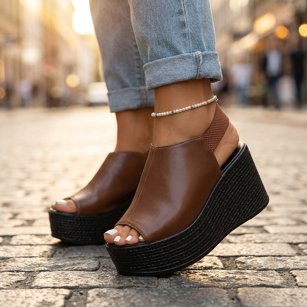 Aria Orthopedic Wedge Sandals