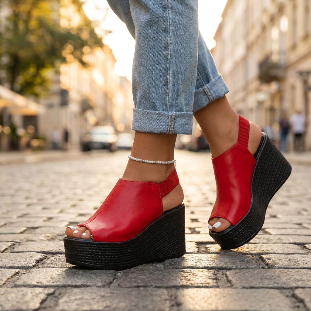 Aria Orthopedic Wedge Sandals