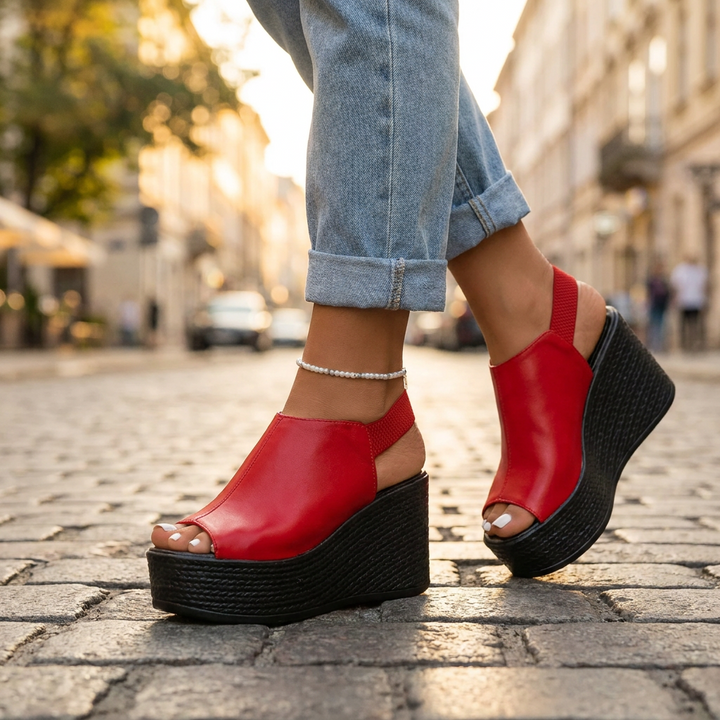 Aria Orthopedic Wedge Sandals