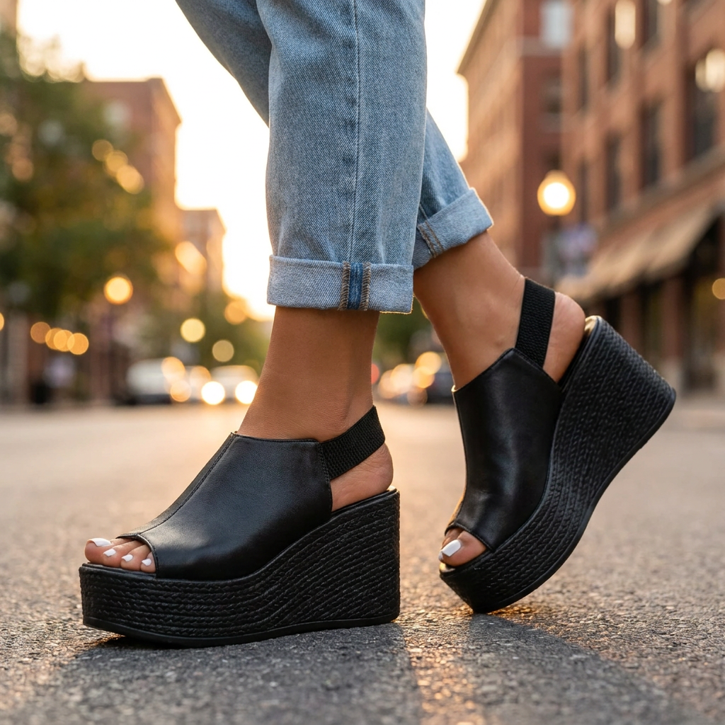 Aria Orthopedic Wedge Sandals