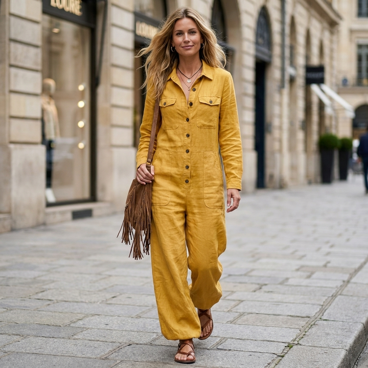 Lorelei  Wide Leg Utility Jumpsuit