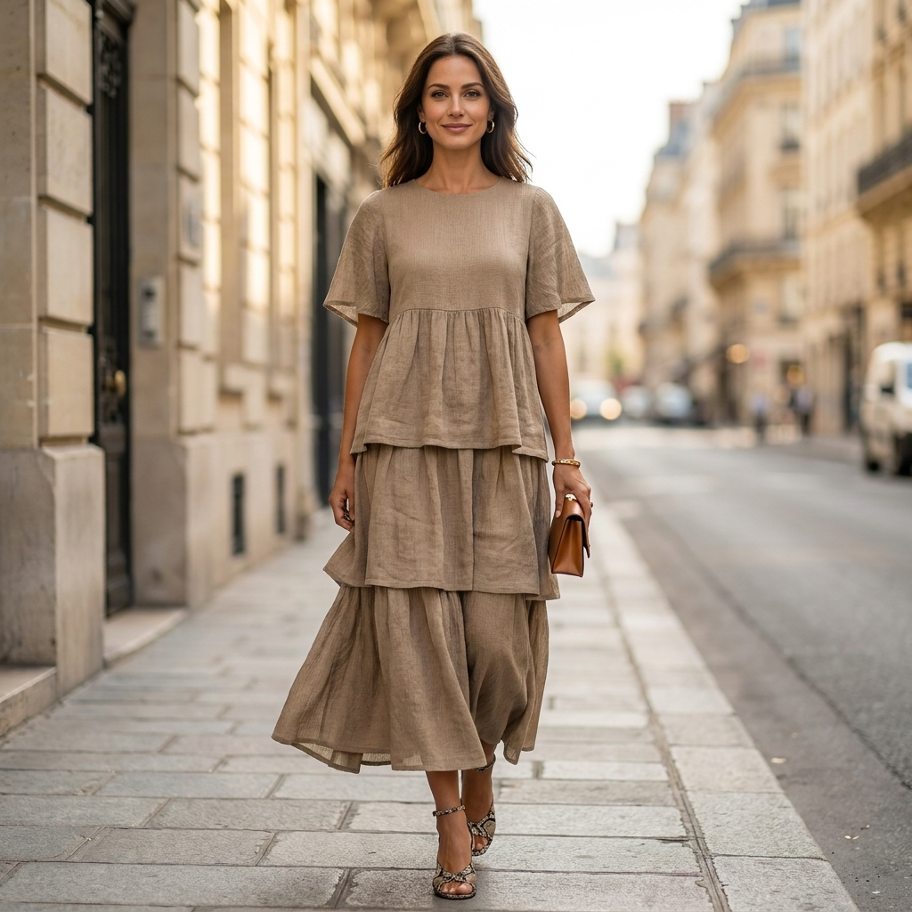 Eliana Tiered Maxi Dress