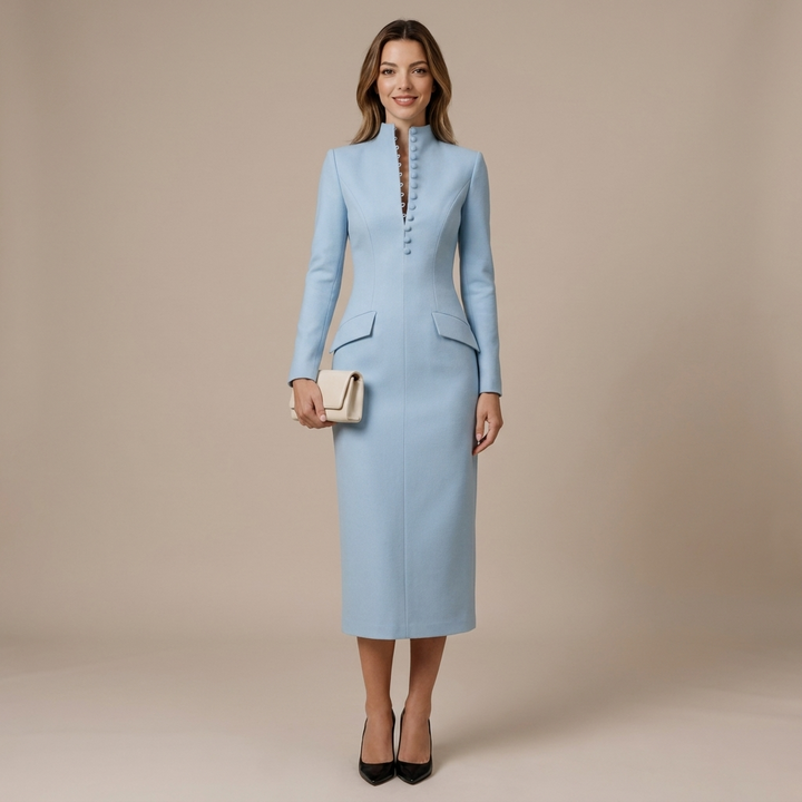 Fenwick Button Placket Dress