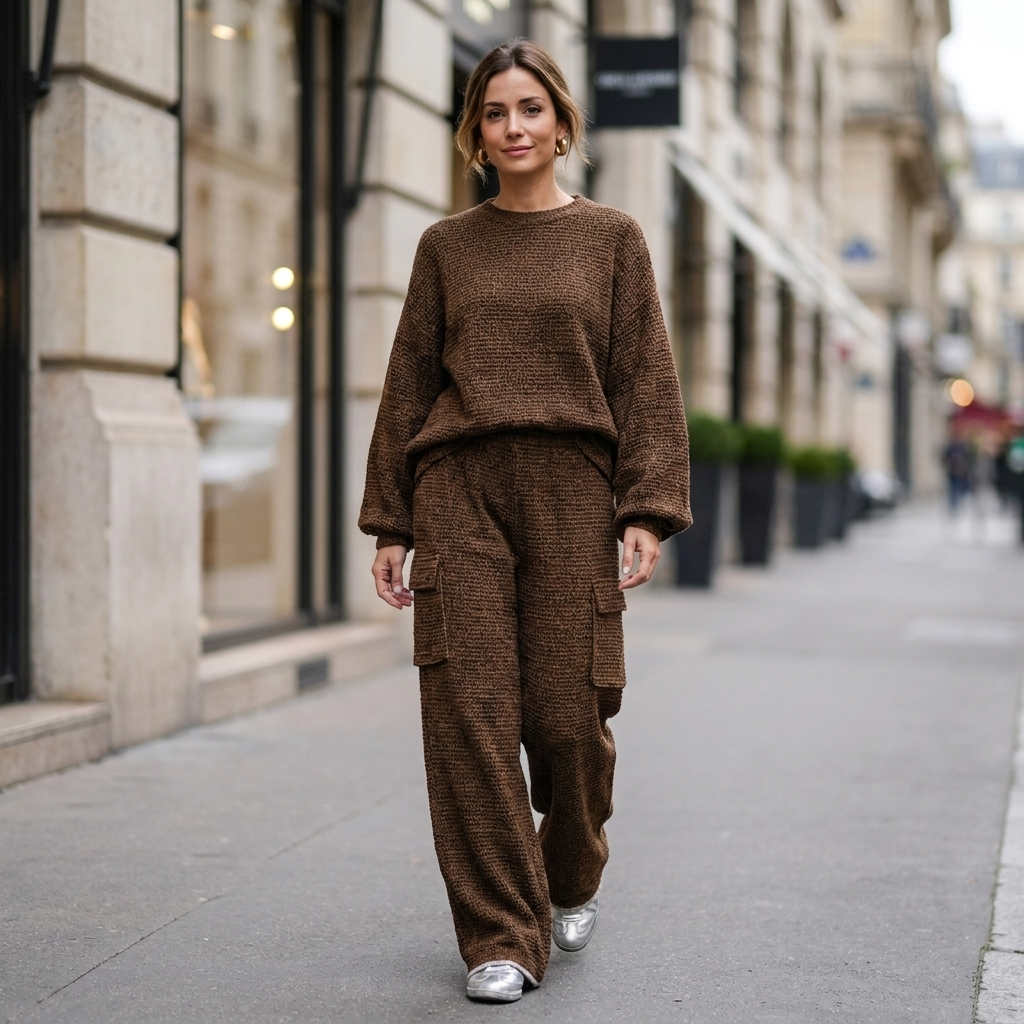 Elodie Cargo Knit Set