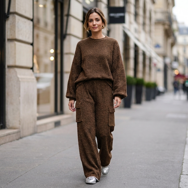 Elodie Cargo Knit Set