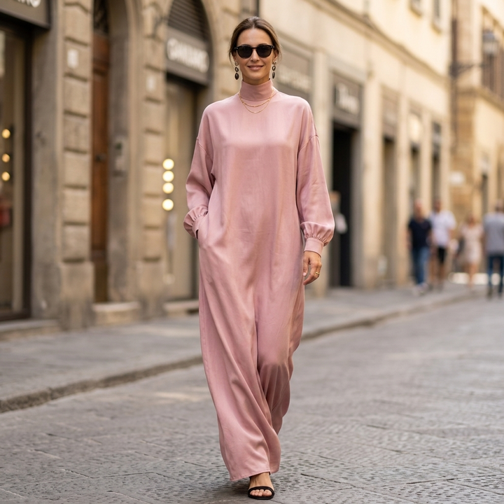 Lucia Turtleneck Maxi Dress