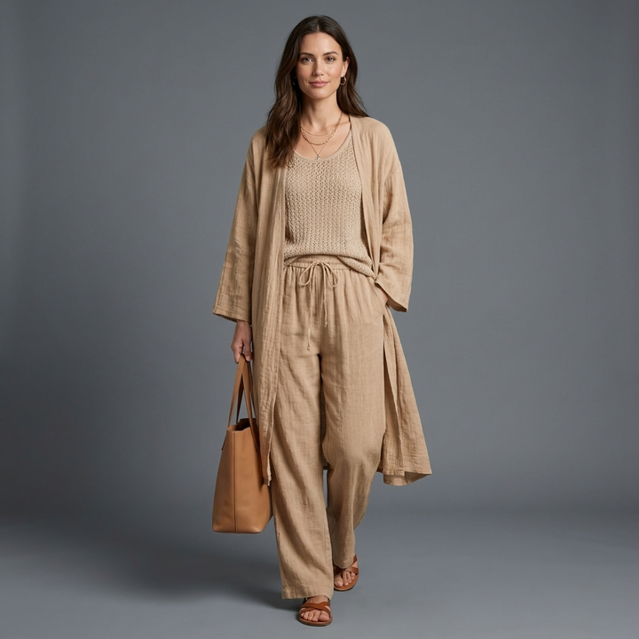 Simone Wide Leg Two Piece Set