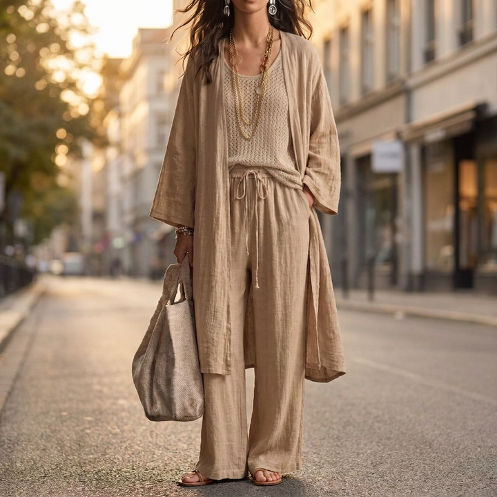 Simone Wide Leg Two Piece Set