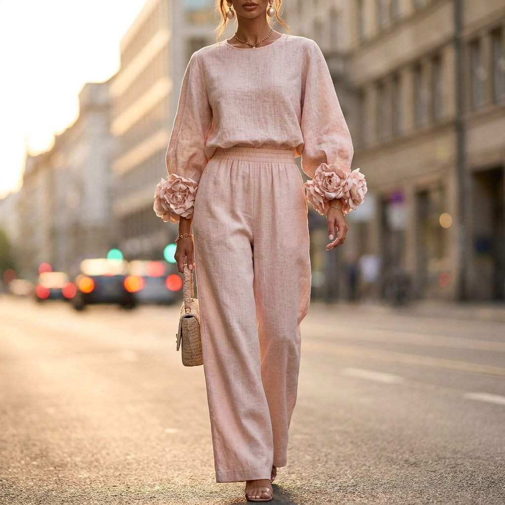 Amelina Floral Cuff Set