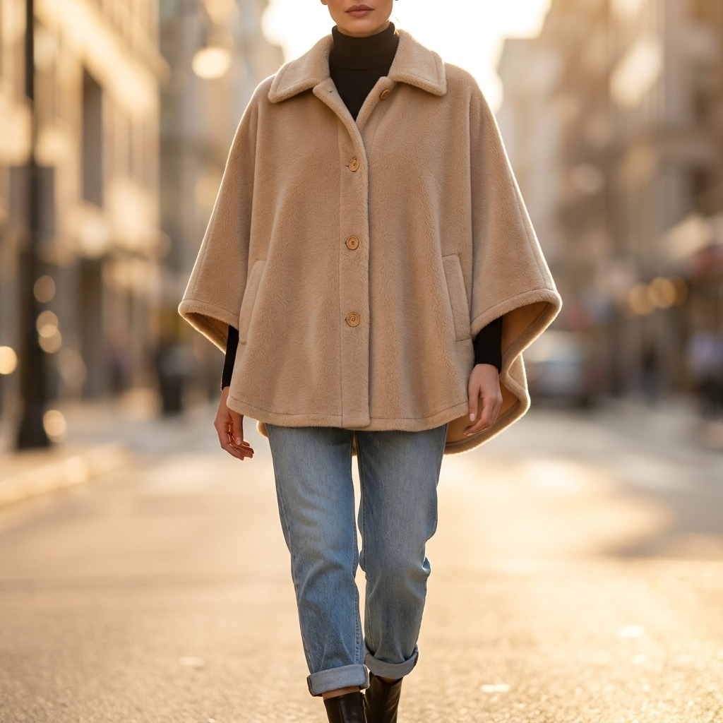 Isabeau Batwing Cape Jacket