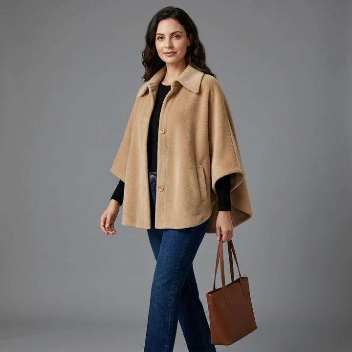 Isabeau Batwing Cape Jacket