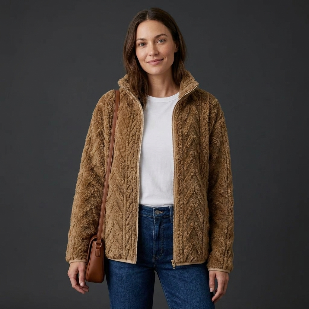 Marina Textured Fleece Jacket