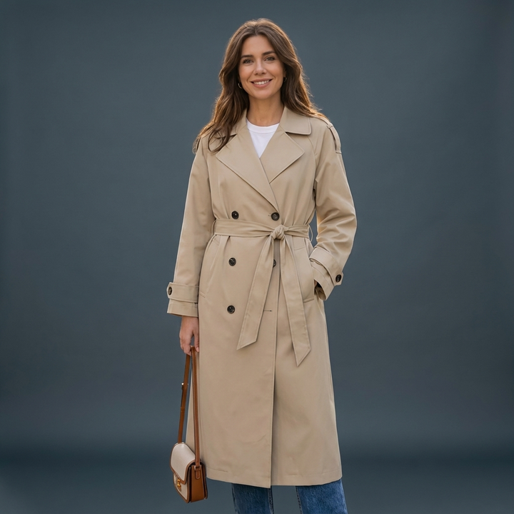 Harmony Double Breasted Trench Coat