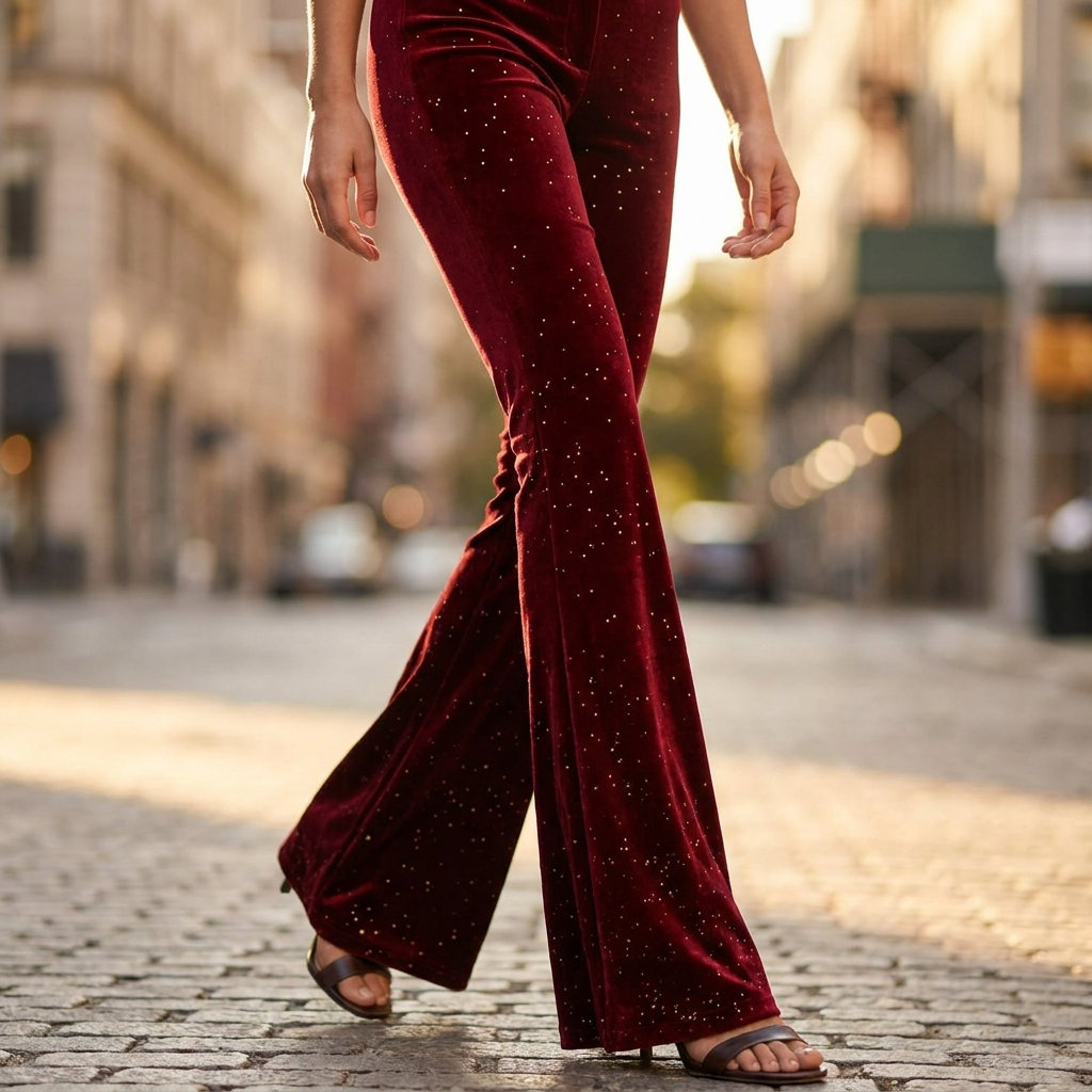 Rosamund High Waist Flared Pants