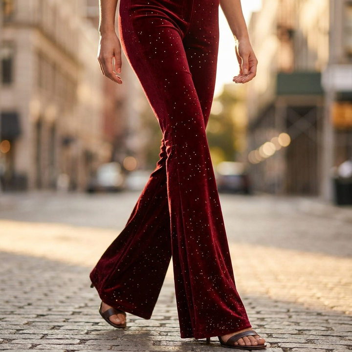 Rosamund High Waist Flared Pants