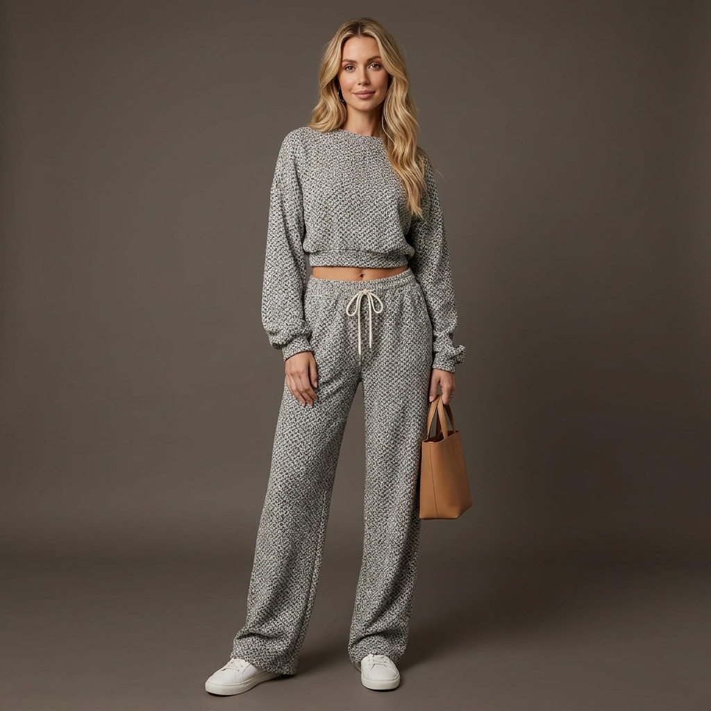 Paloma Cropped Knit Set
