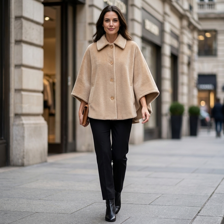 Isabeau Batwing Cape Jacket