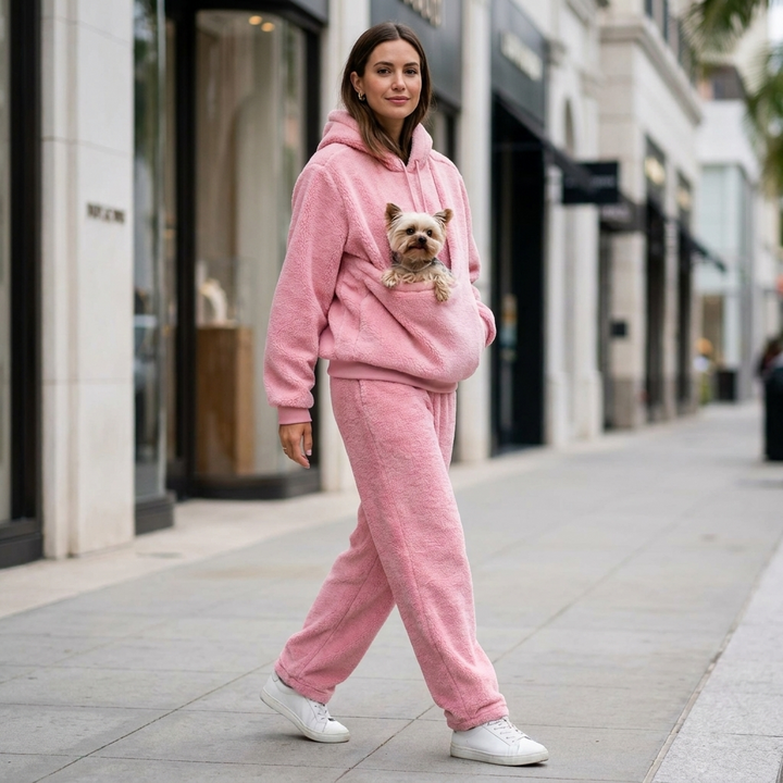 Wren Pet Pocket Hoodie Set