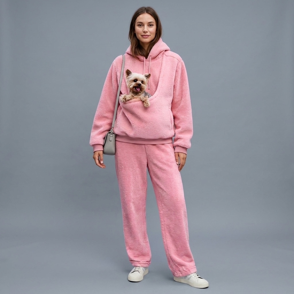 Wren Pet Pocket Hoodie Set