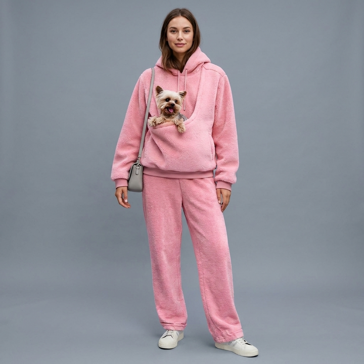 Wren Pet Pocket Hoodie Set