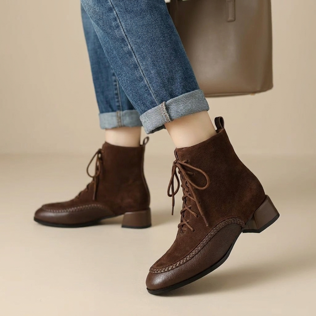 Vesna Lace Up Ankle Boot