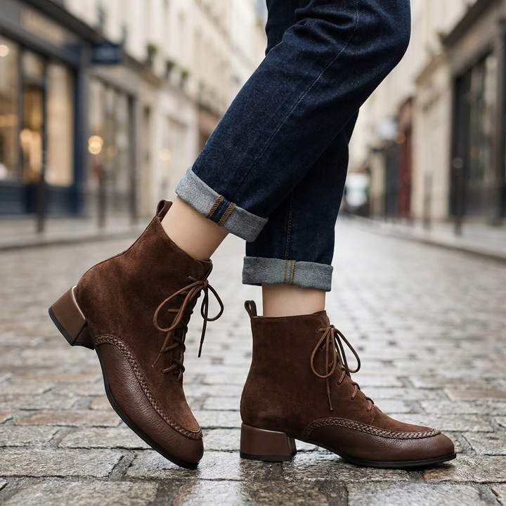 Vesna Lace Up Ankle Boot