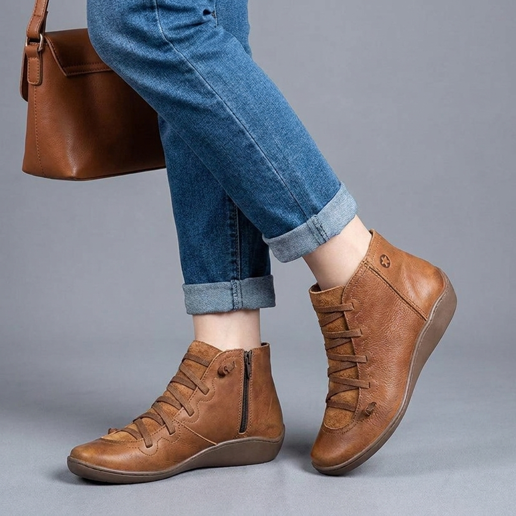 Mabel Lace Up Ankle Boots