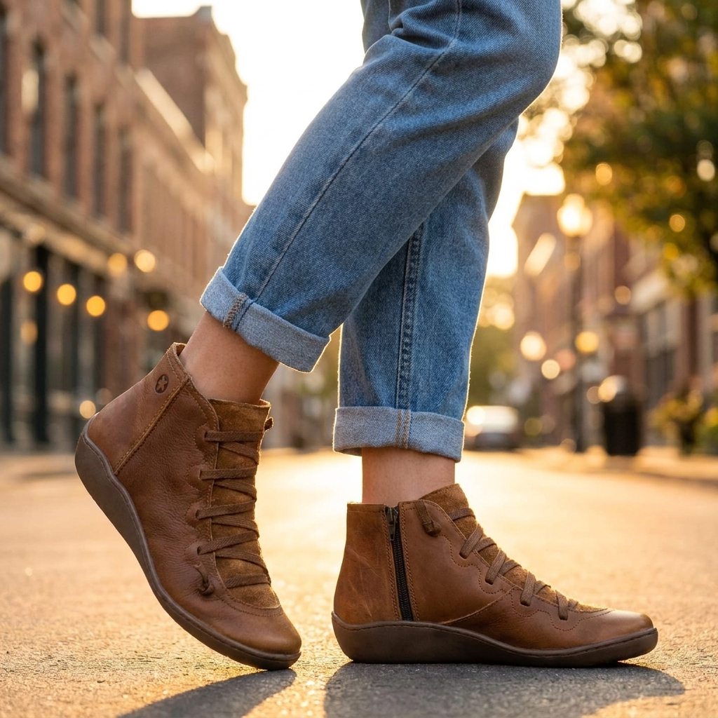 Mabel Lace Up Ankle Boots