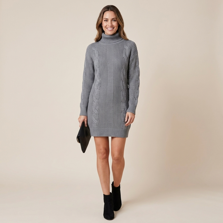 Halena Turtleneck Sweater Dress