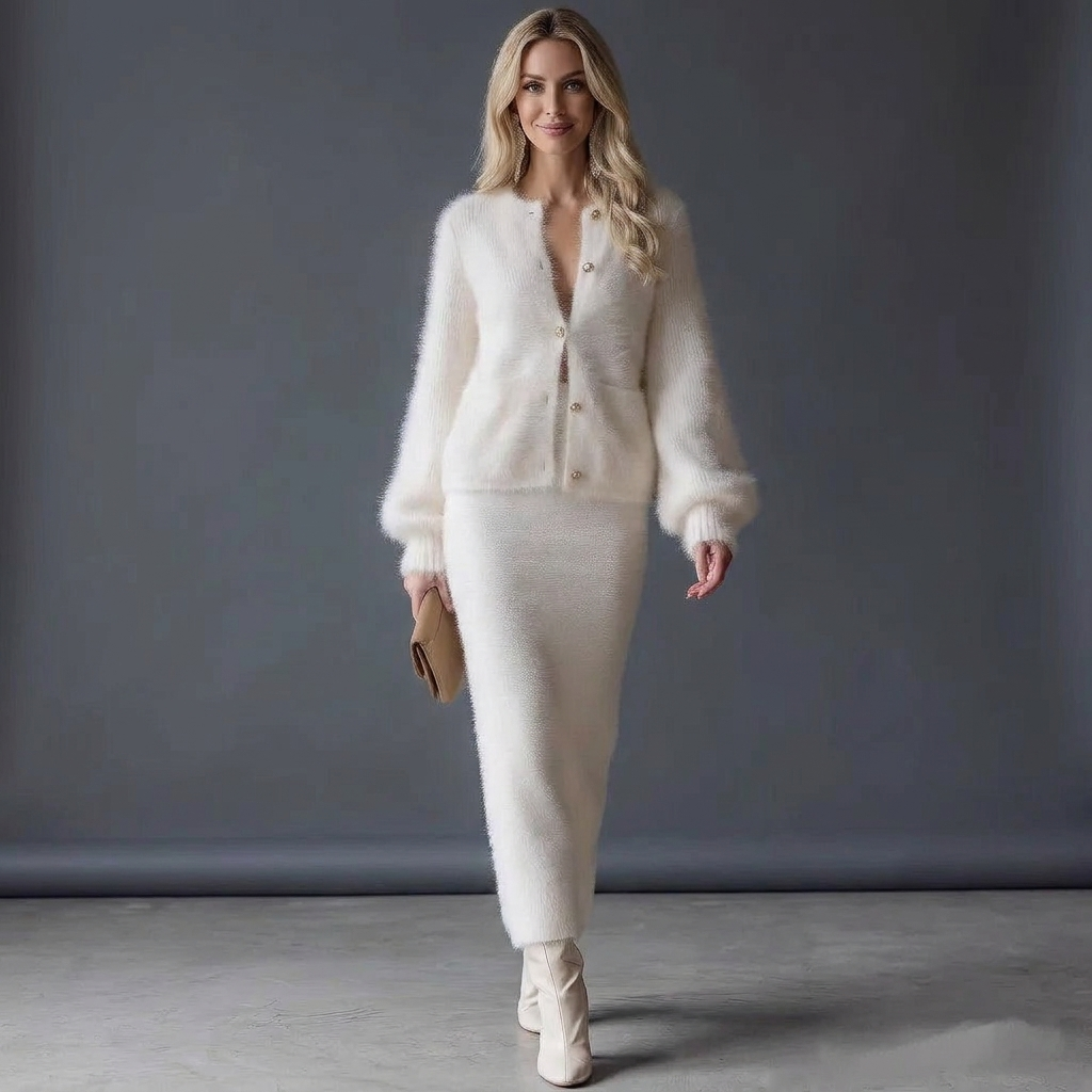 Halcyon Button Front Cardigan Set