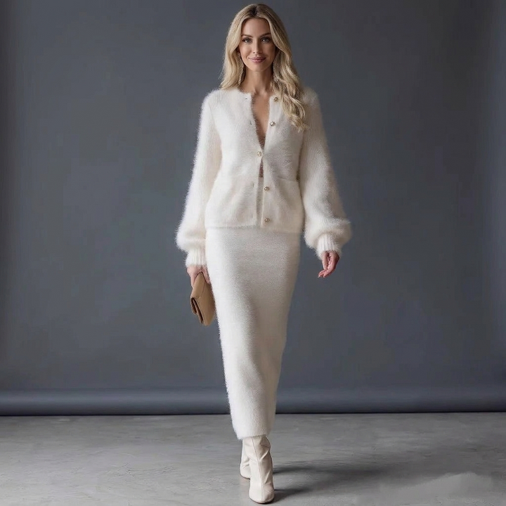 Halcyon Button Front Cardigan Set