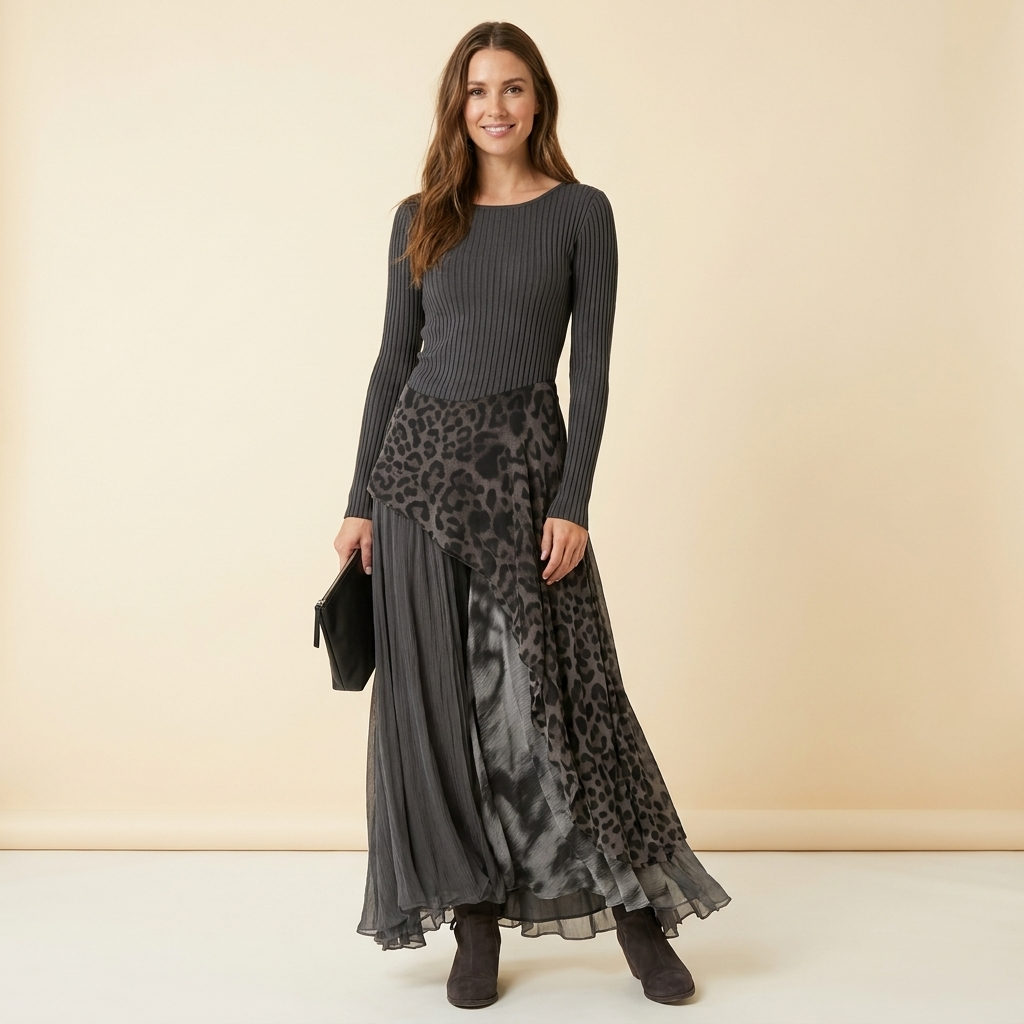 Halyn Ribbed Knit Dress