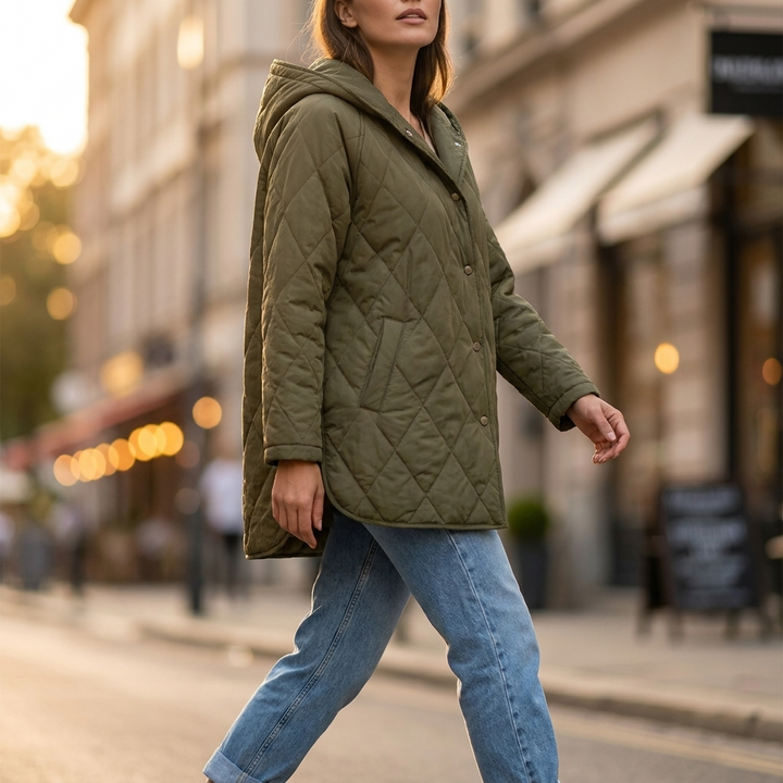 Odessa Quilted Hooded Jacket