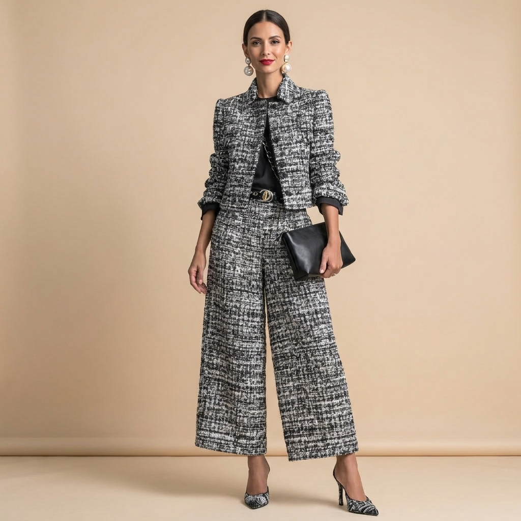 Marielle Notch Lapel Jacket Set