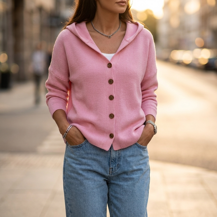Rosaline Hooded Knit Cardigan
