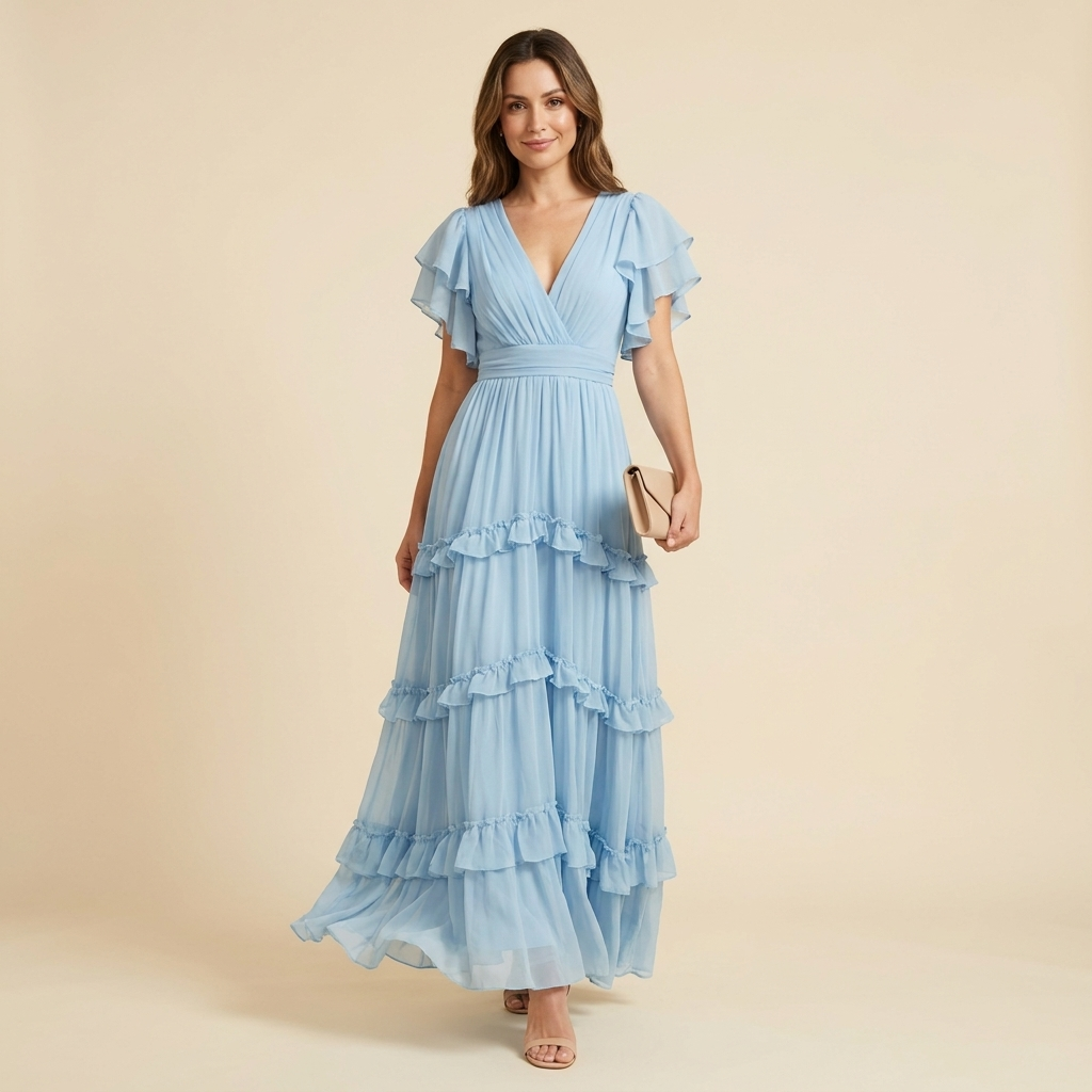 Brielle Tiered Ruffle Dress