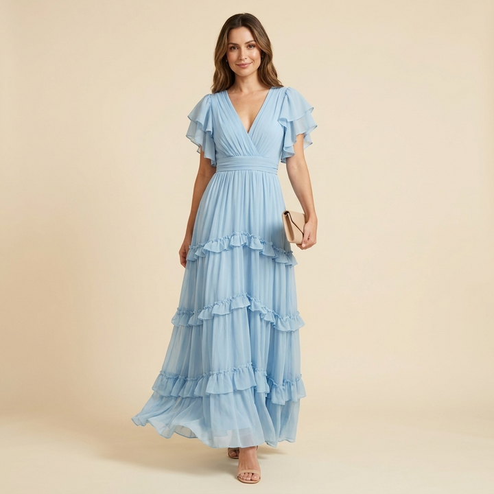 Brielle Tiered Ruffle Dress